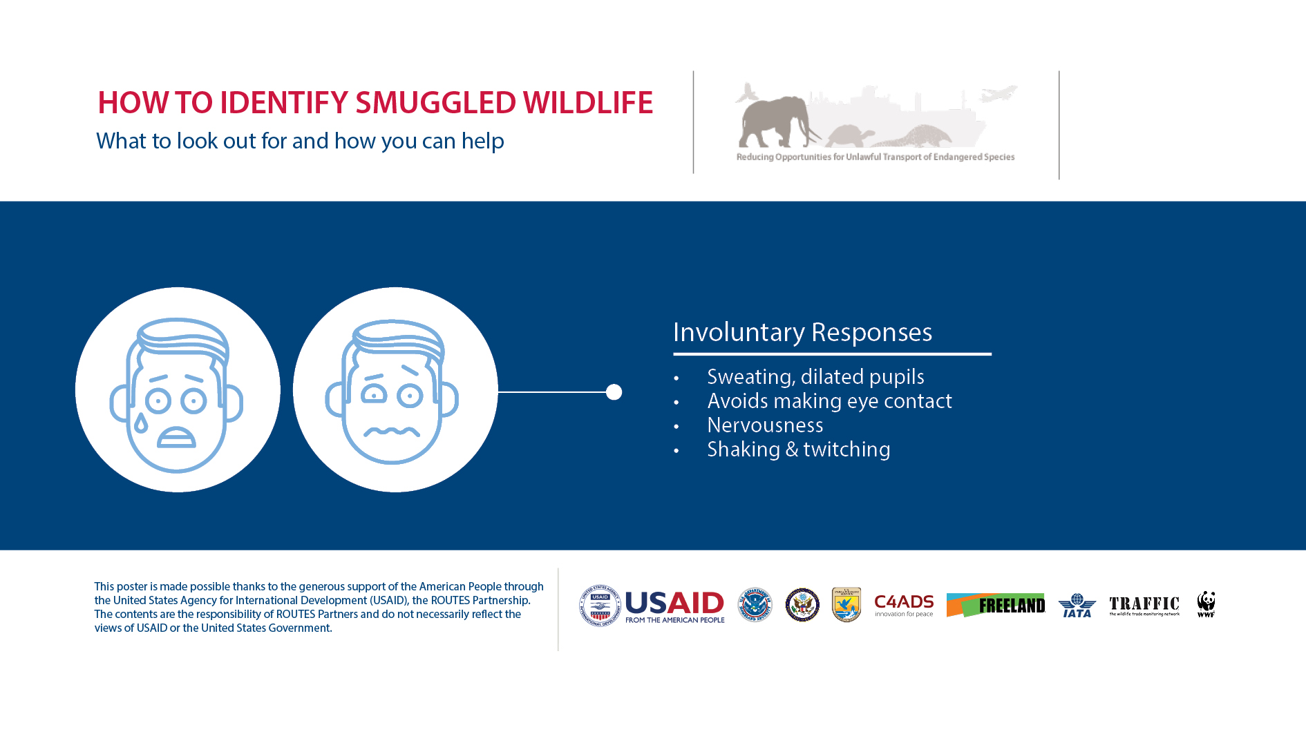 How to Identify a Wildlife Trafficker: Involuntary Responses - Horizontal